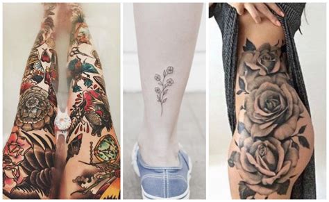 tatuajes en pierna mujer sexis|40 sensuales tatuajes en las piernas para mujeres